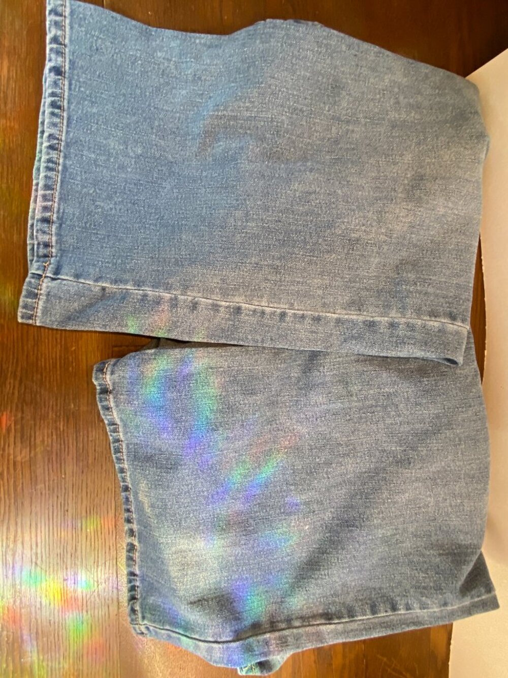 Women's d.jeans Wide Leg 6 Pocket Cargo Jeans Pants Size 12 - Picture 11 of 15